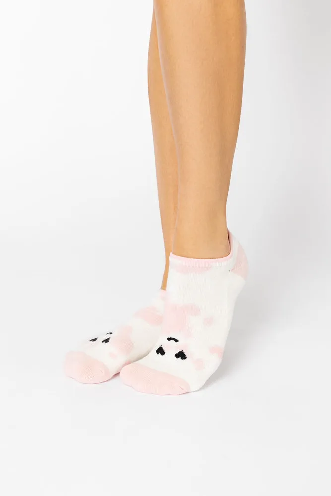 Heart Eyes Low Rise Socks - Pink Tie Dye sold by POPFLEX product image thumbnail 2