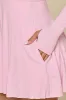 Go with the Flow Long Sleeve Romper - Bubblegum sold by POPFLEX