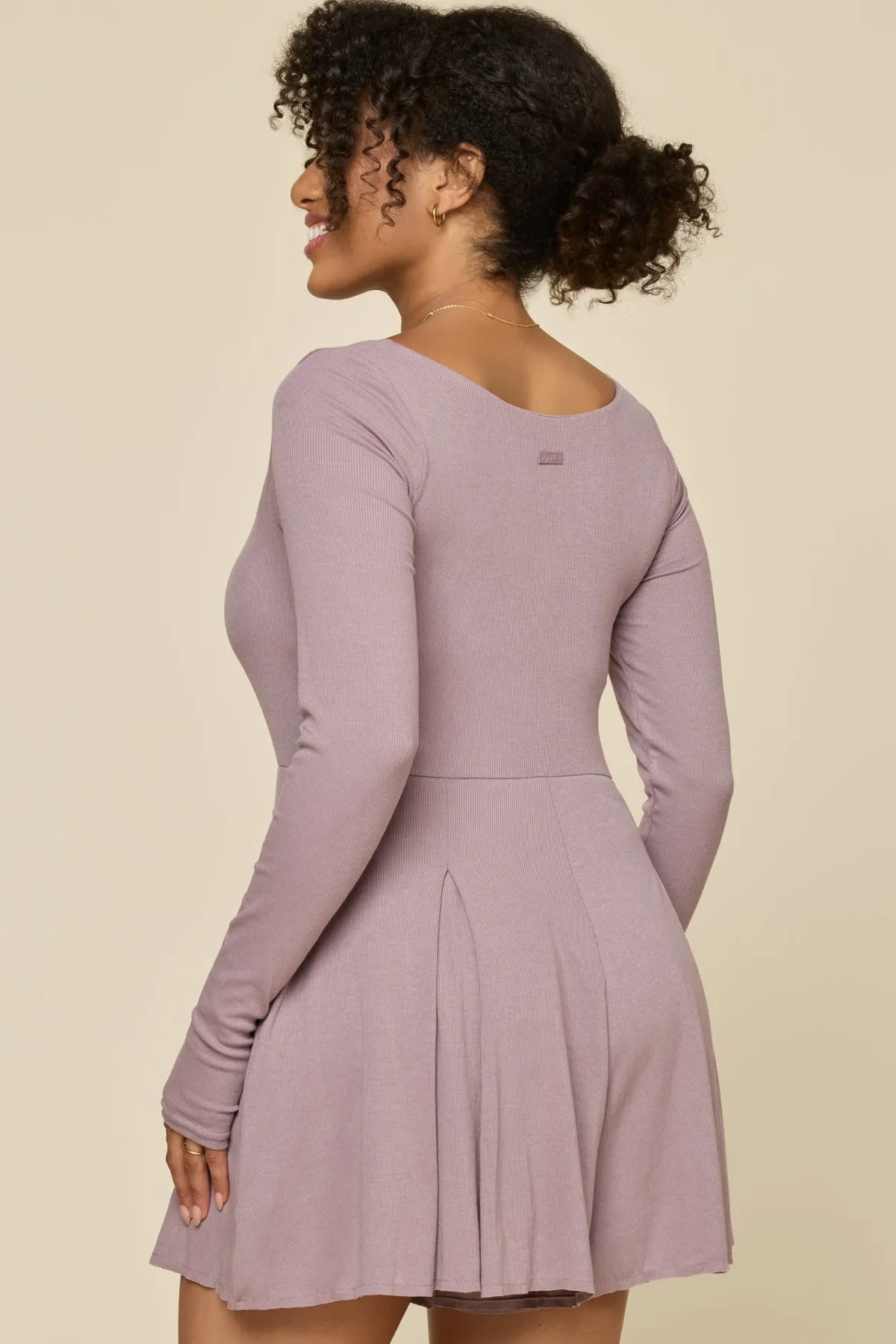 Go with the Flow Long Sleeve Romper - Dusty Mauve sold by POPFLEX product image thumbnail 5