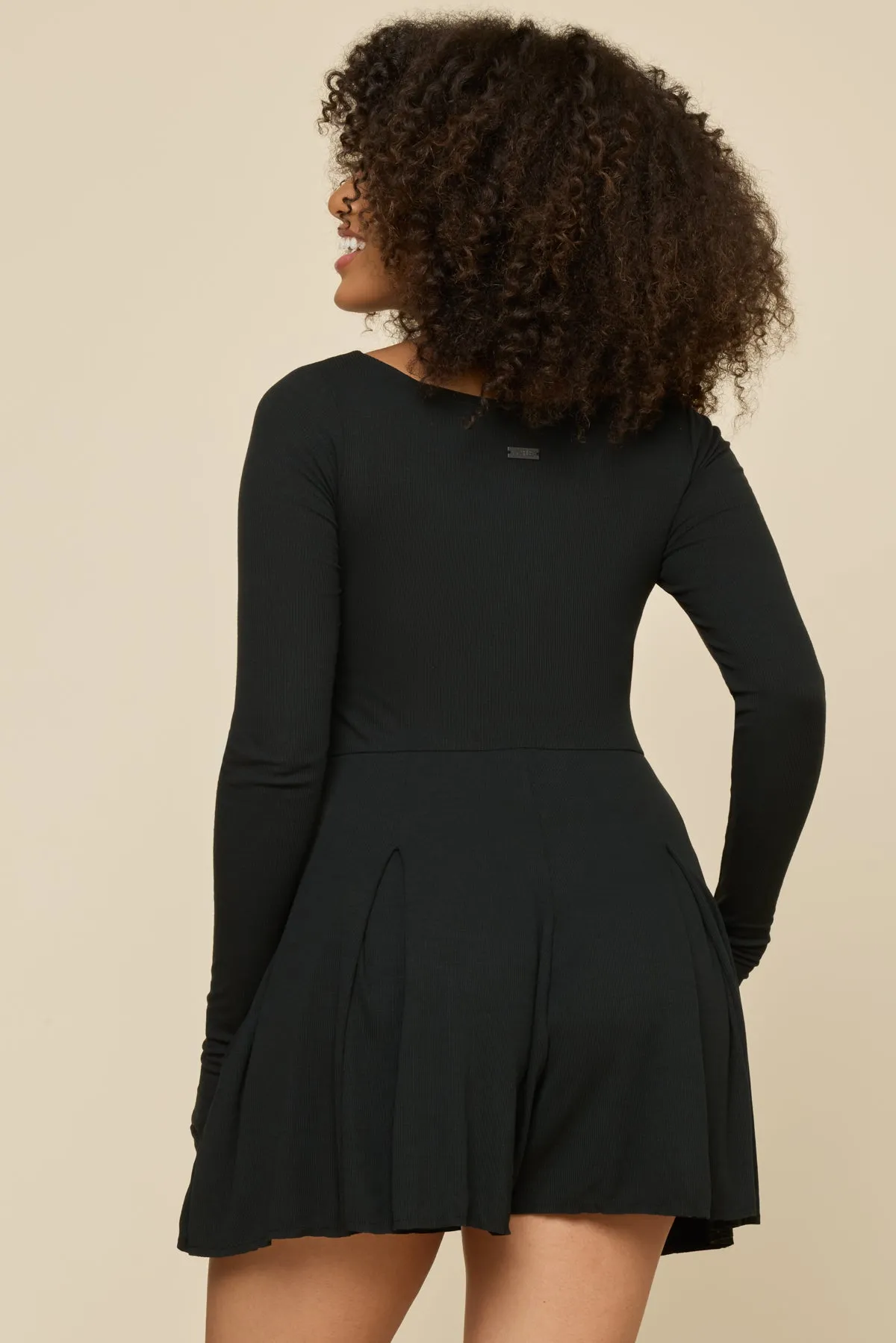 Go with the Flow Long Sleeve Romper - Black sold by POPFLEX product image thumbnail 4