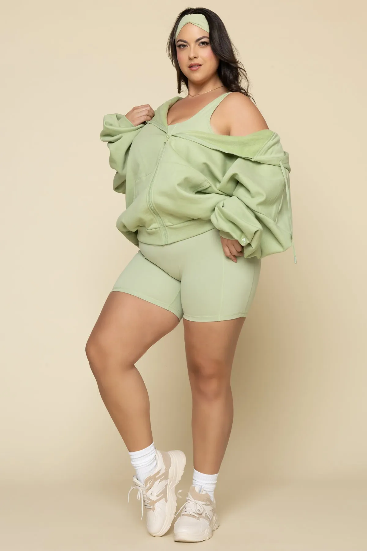 Zip Cloud Hoodie - Pistachio sold by POPFLEX product image thumbnail 2