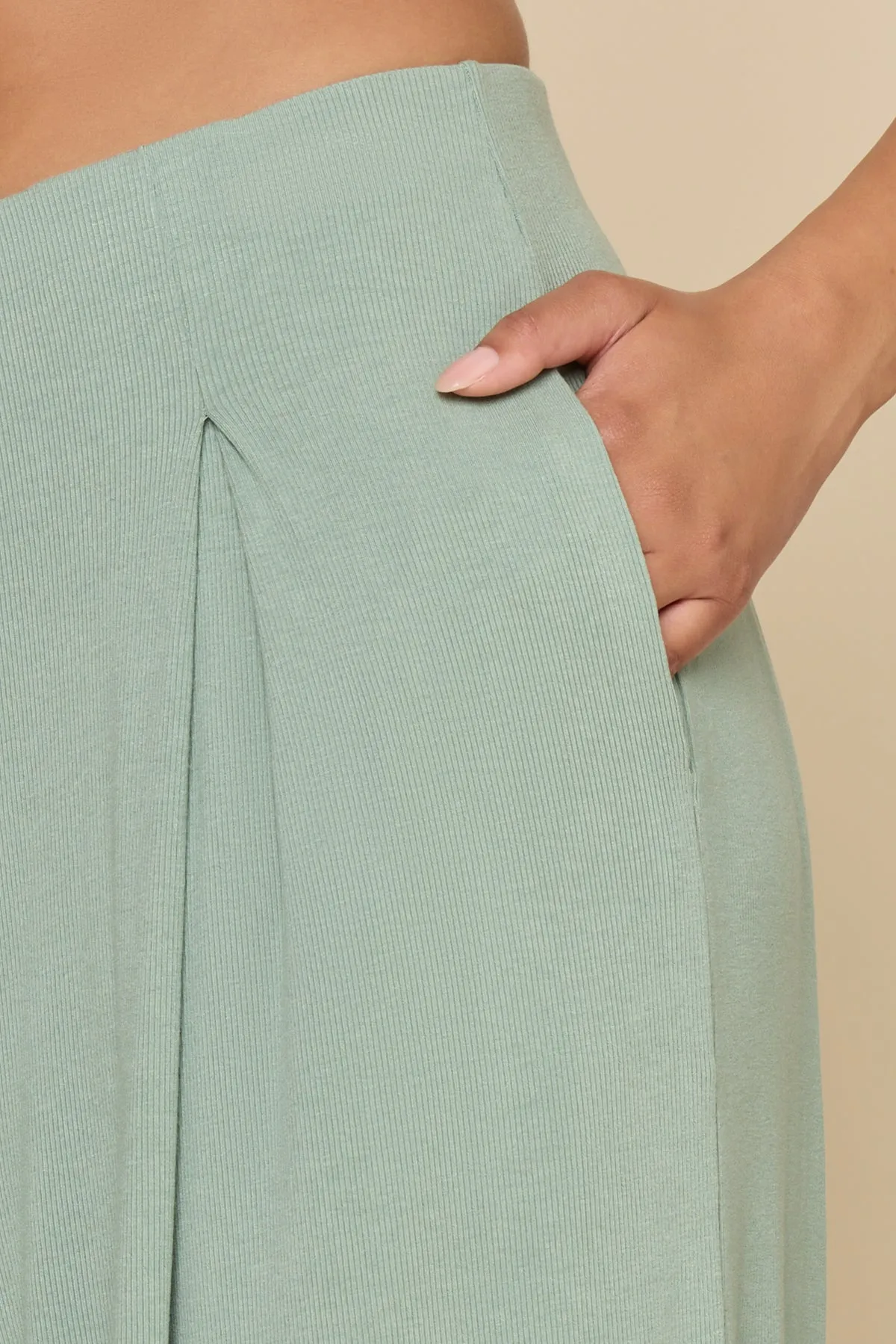 Go with the Flow Wide Leg Pant - Evening Moss sold by POPFLEX product image thumbnail 3