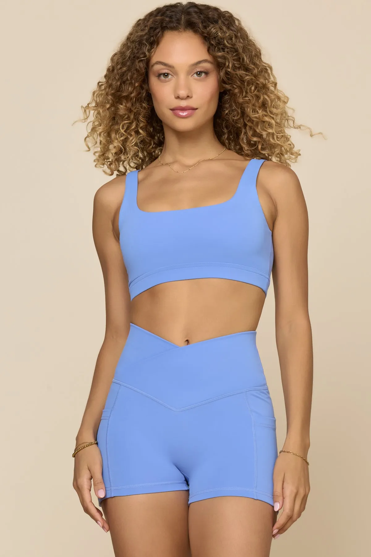 Crisscross Hourglass® Booty Short - Nordic Blue sold by POPFLEX product image thumbnail 5