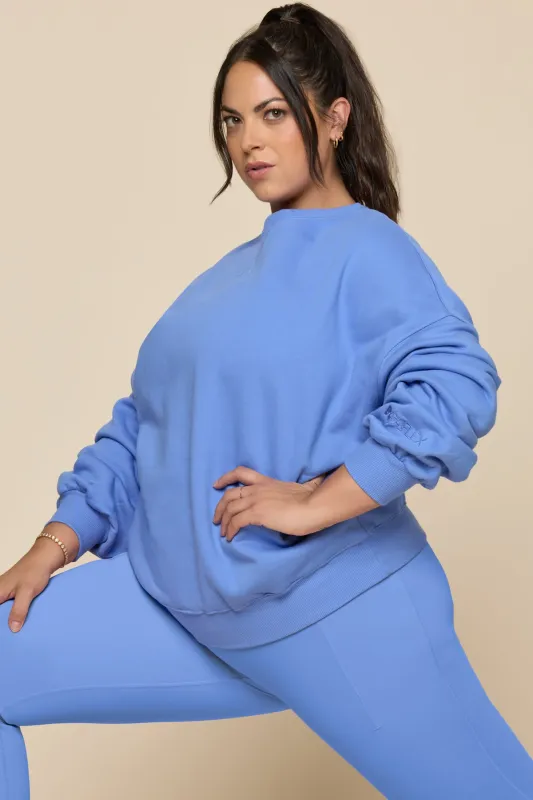 Cloud Crewneck Sweater - Nordic Blue sold by POPFLEX