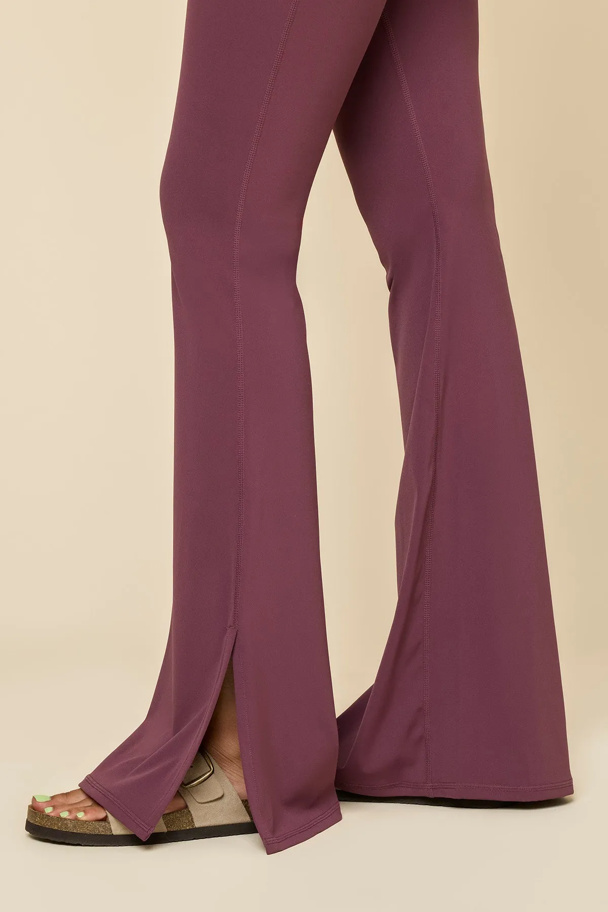 Cinch Up Flare Jumpsuit - Boysenberry sold by POPFLEX product image thumbnail 5