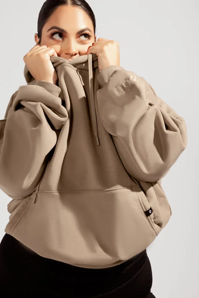 Pullover Cloud Hoodie - Milk Tea sold by POPFLEX product image thumbnail 2