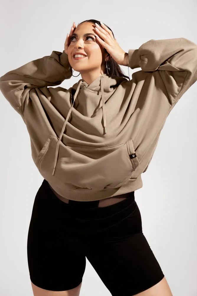 Pullover Cloud Hoodie - Milk Tea sold by POPFLEX product image thumbnail 5