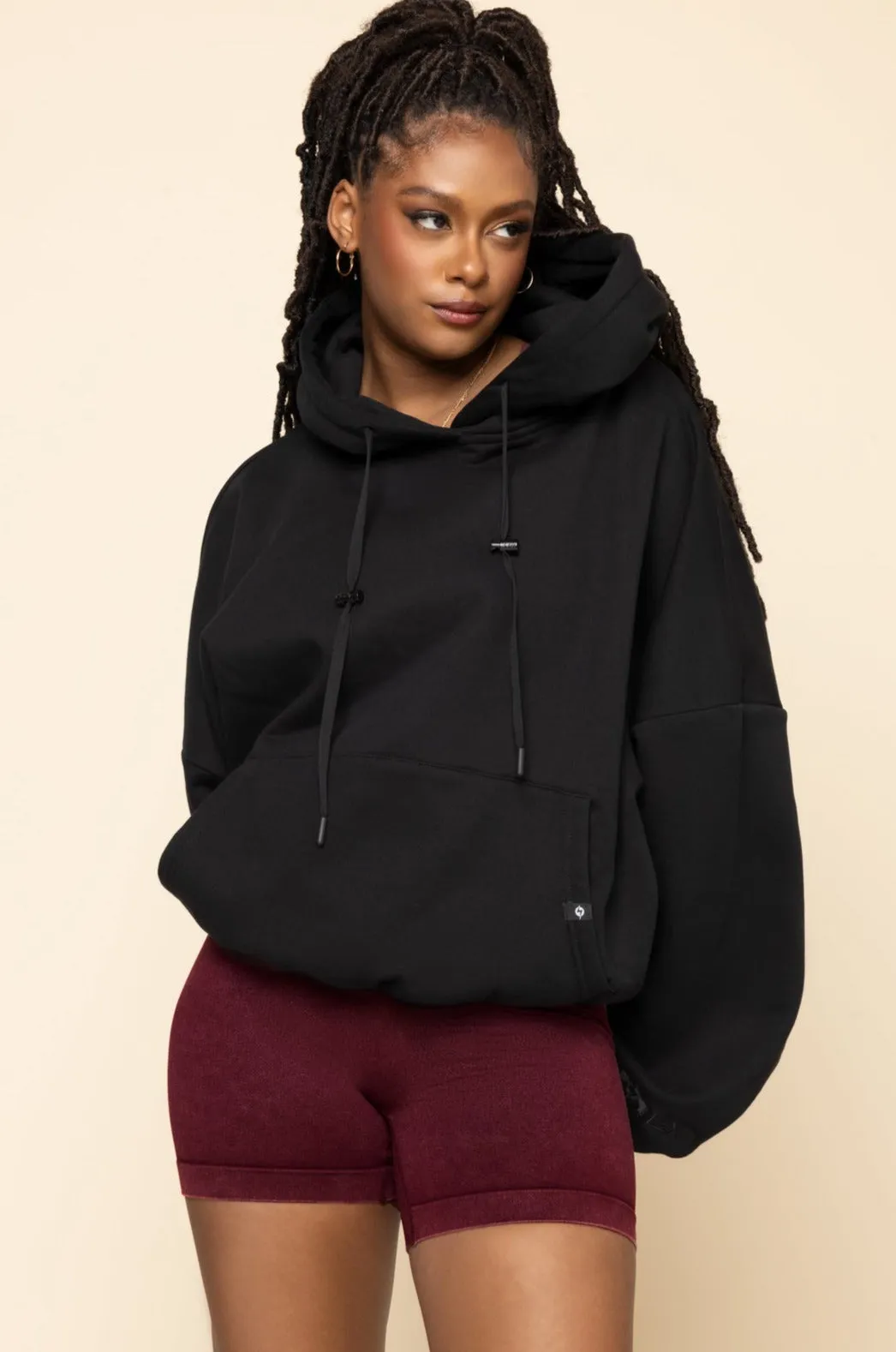Pullover Cloud Hoodie - Black sold by POPFLEX product image thumbnail 3