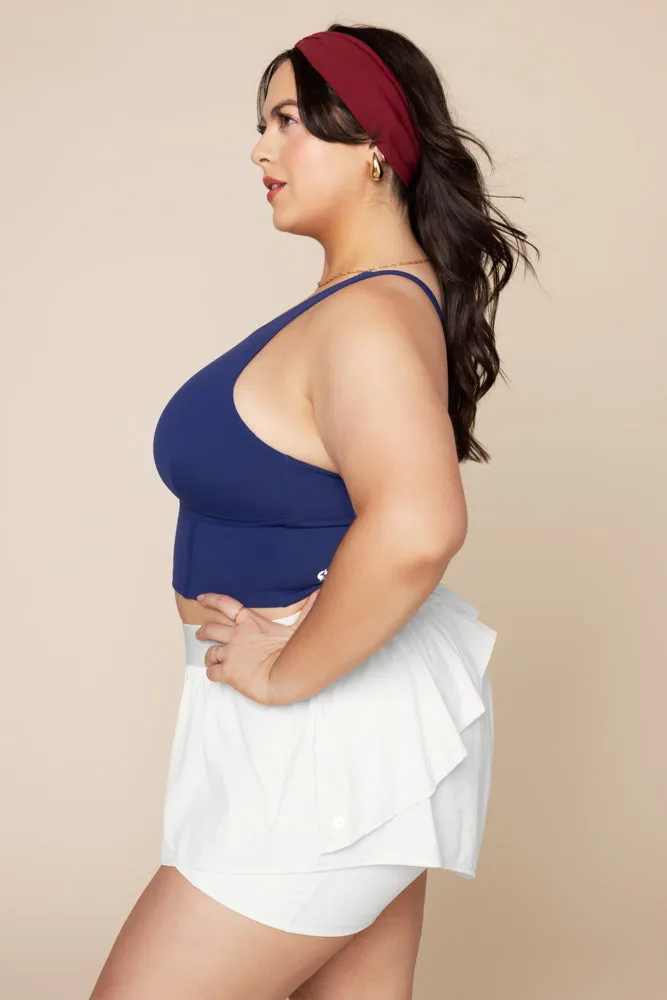 Cleo Corset Crop Bralette - Sapphire sold by POPFLEX product image thumbnail 3