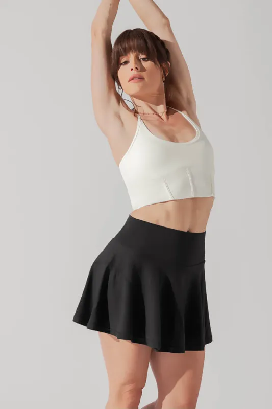 Plié Corset Crop Bralette - Cream sold by POPFLEX