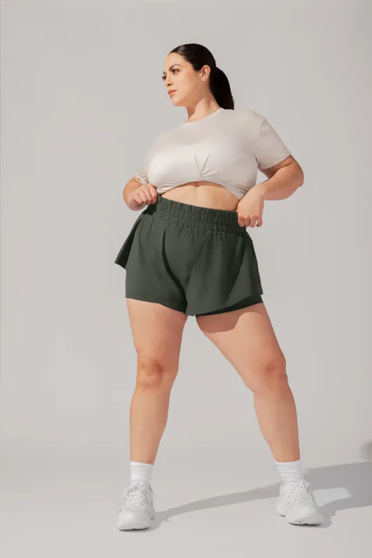 High Waisted Supershort™ - Forestwood sold by POPFLEX