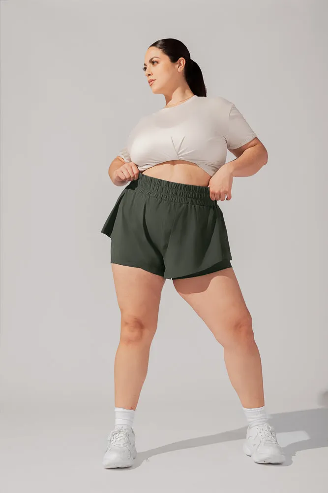 High Waisted Supershort™ - Forestwood sold by POPFLEX