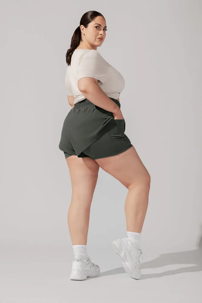 High Waisted Supershort™ - Forestwood sold by POPFLEX product image thumbnail 4