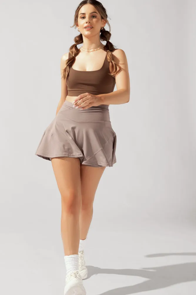 Crisscross Hourglass® Twirl Skort - Rose Grey sold by POPFLEX product image thumbnail 4