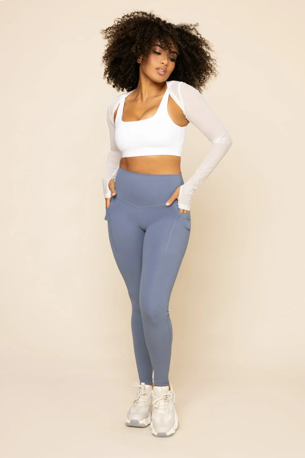 Supersculpt™ Legging with Pockets - Blue Mist sold by POPFLEX product image thumbnail 4
