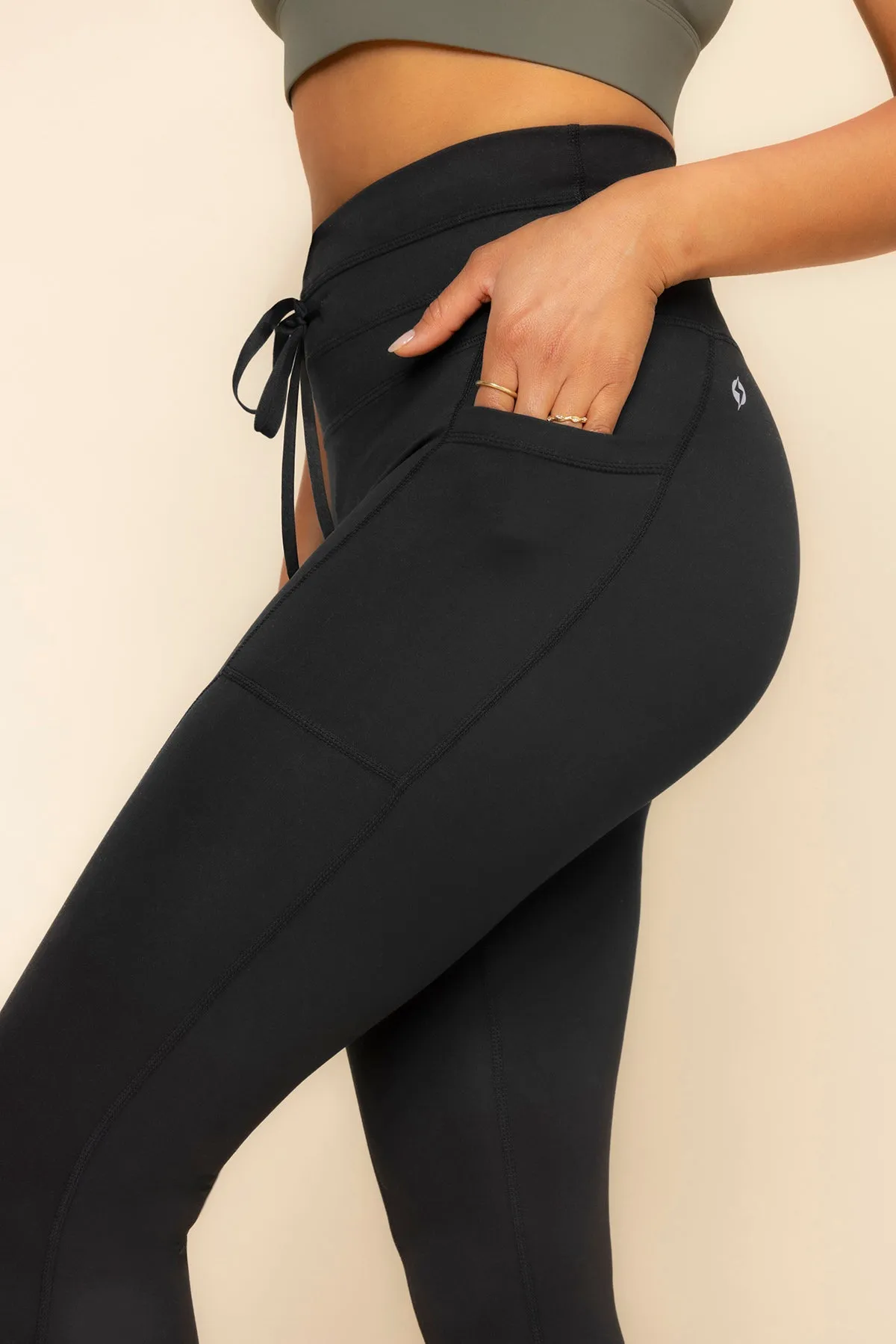 Cargo Legging with Pockets - Black sold by POPFLEX product image thumbnail 2