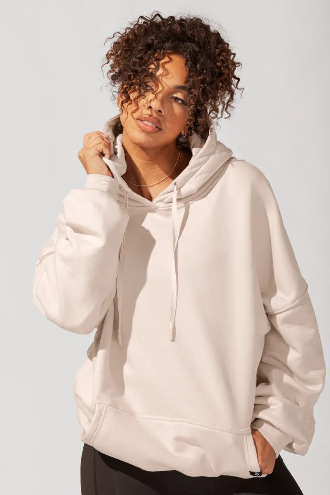 Long Cloud Hoodie - Blushing Beige sold by POPFLEX product image thumbnail 4