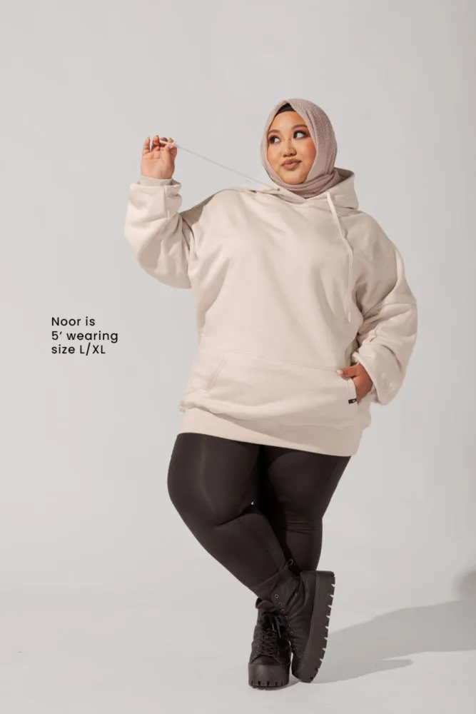 Long Cloud Hoodie - Blushing Beige sold by POPFLEX