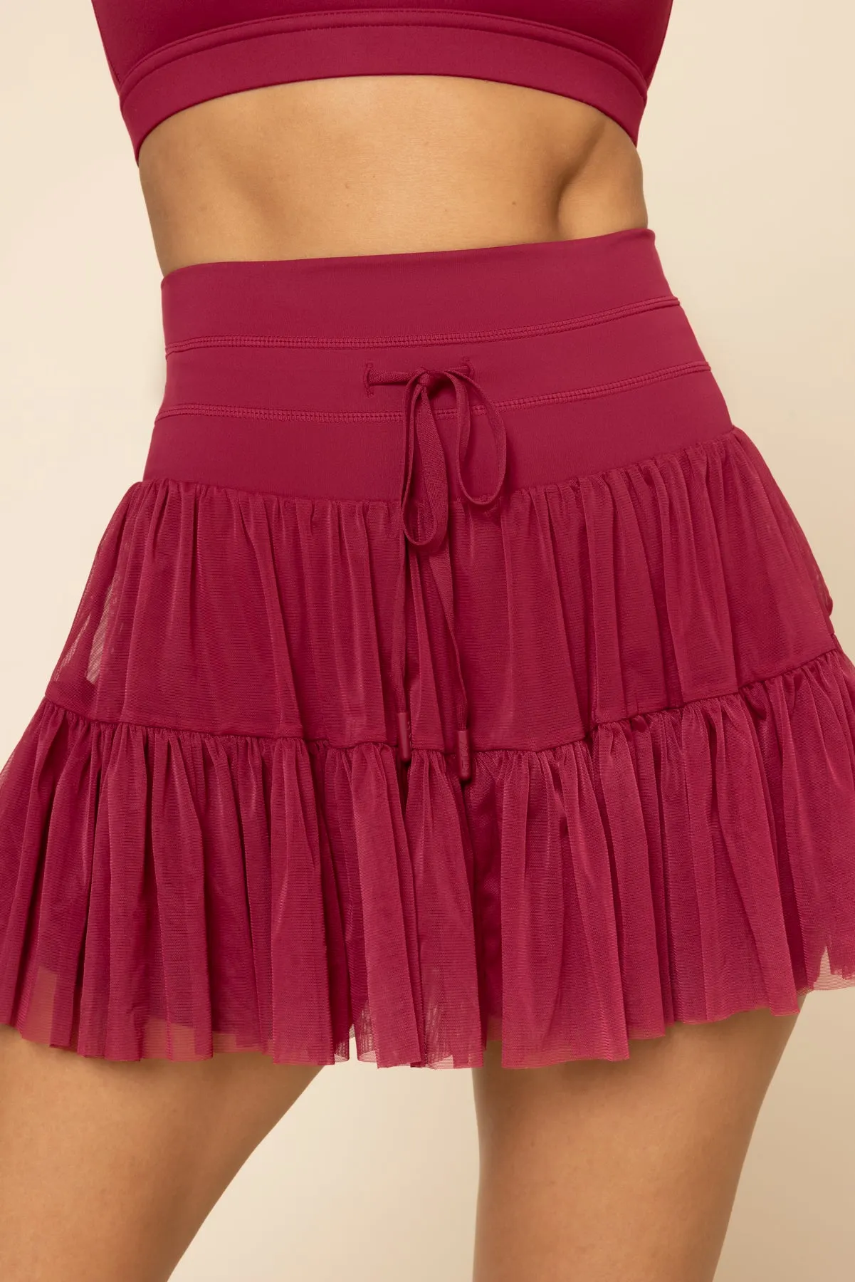 Pirouette Skort - Ruby sold by POPFLEX product image thumbnail 2