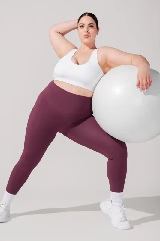 Supersculpt™ Leggings with Pockets (Pet Hair Resistant) - Plum sold by POPFLEX