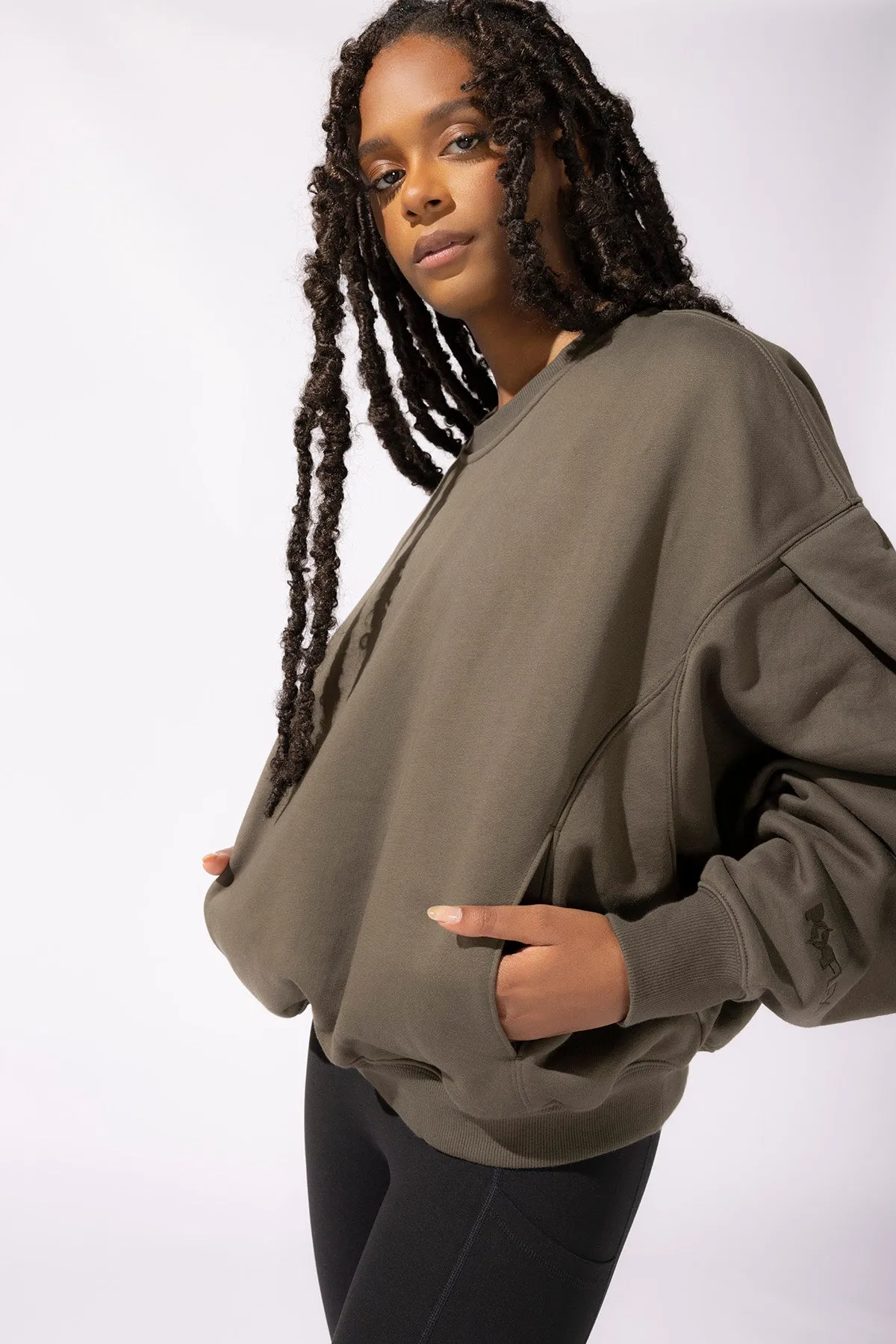 Brunch Sweater - Burnt Olive sold by POPFLEX product image thumbnail 4