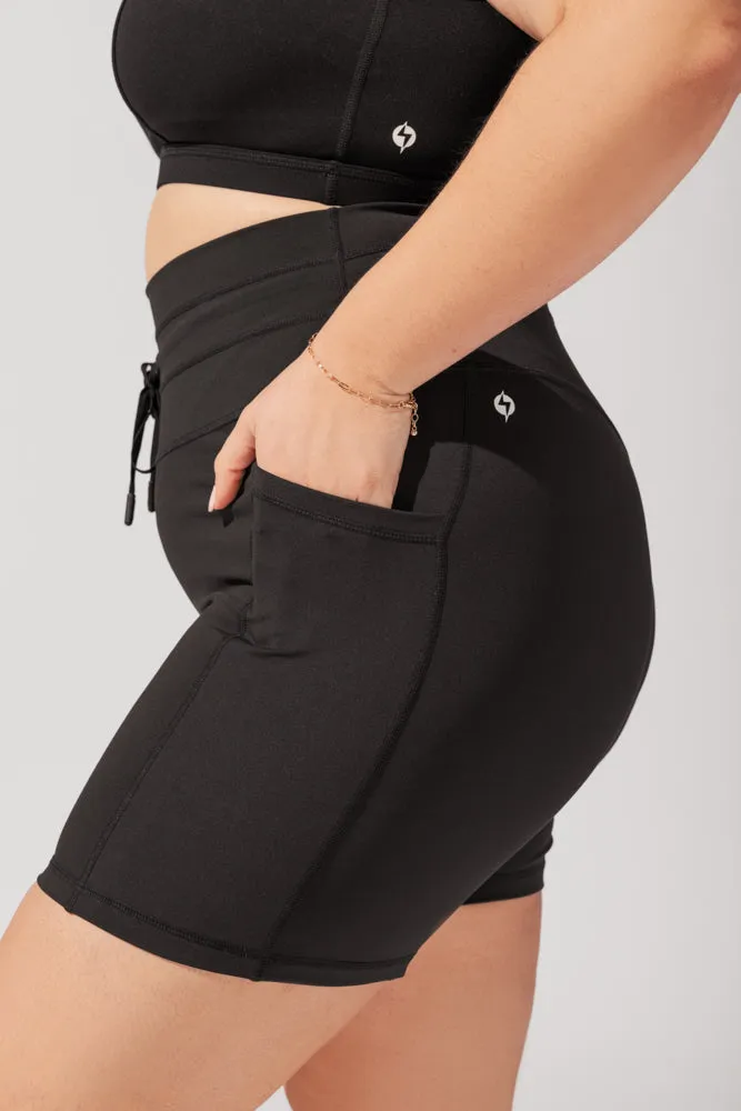 Cargo Booty Short - Black sold by POPFLEX product image thumbnail 3