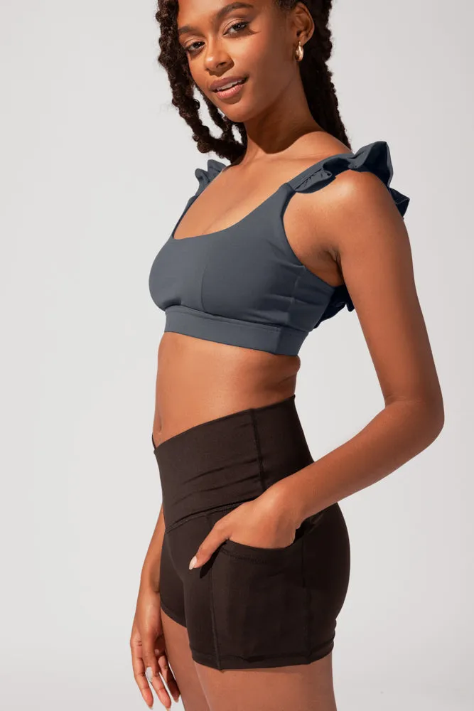 Crisscross Hourglass® Booty Short - Black sold by POPFLEX product image thumbnail 4