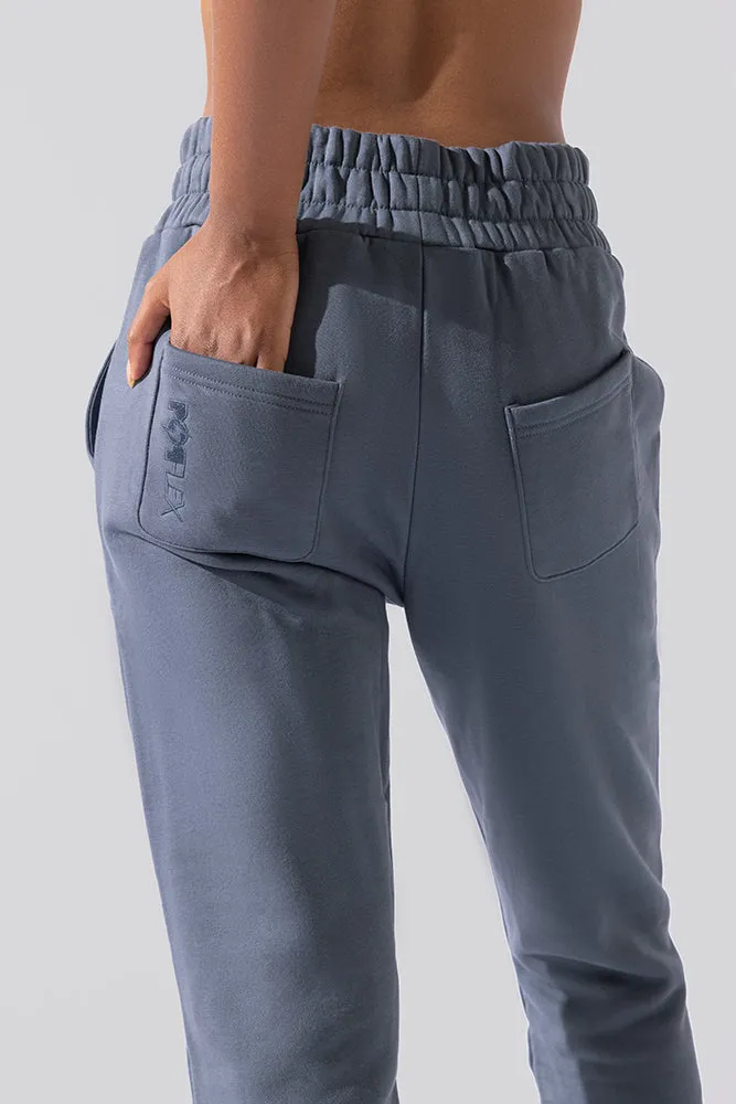Cloud Rollover Sweatpant - Denim Blue sold by POPFLEX product image thumbnail 5