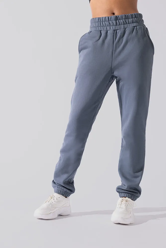 Cloud Rollover Sweatpant - Denim Blue sold by POPFLEX product image thumbnail 4