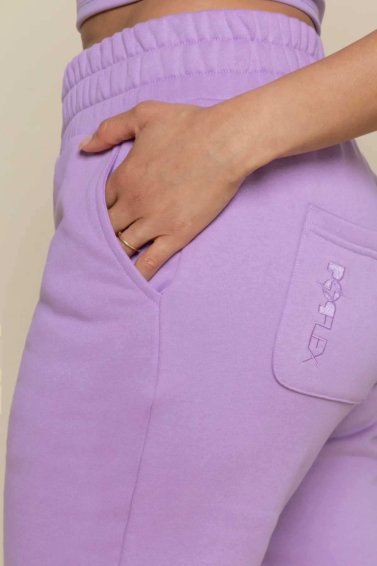 Cloud Rollover Sweatpant - Mystic Purple sold by POPFLEX product image thumbnail 3