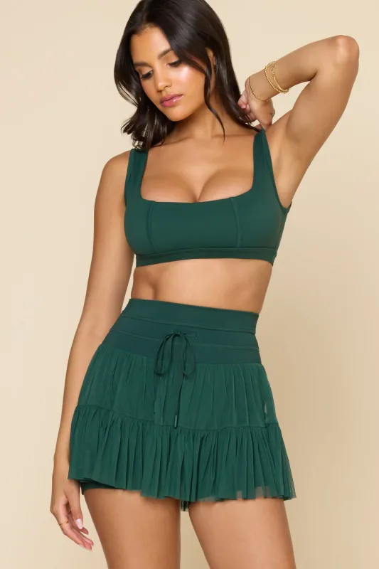 Pirouette Skort - Pine sold by POPFLEX