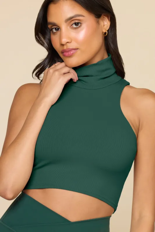 I Feel Cute Crop Top - Pine sold by POPFLEX