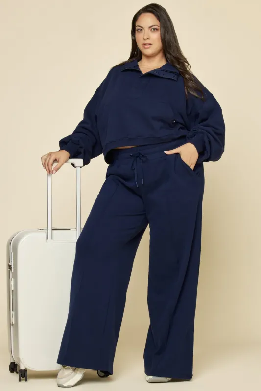 Perfect Plane Pants - Cosmic Navy sold by POPFLEX