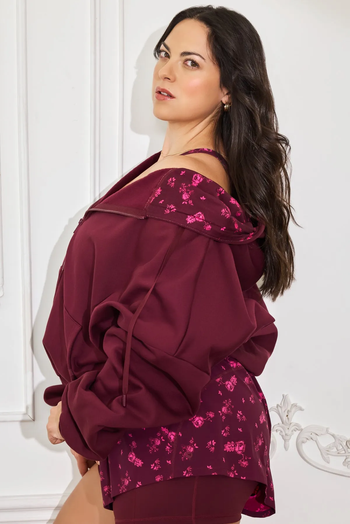 Zip Cloud Hoodie - Fleur d'amour sold by POPFLEX product image thumbnail 4