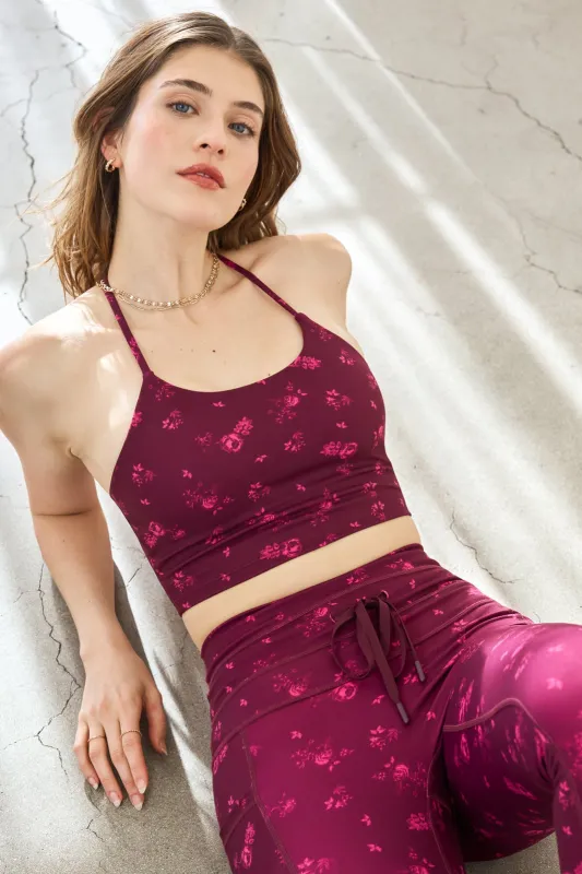 Flexy Crop Top - Fleur d'amour sold by POPFLEX