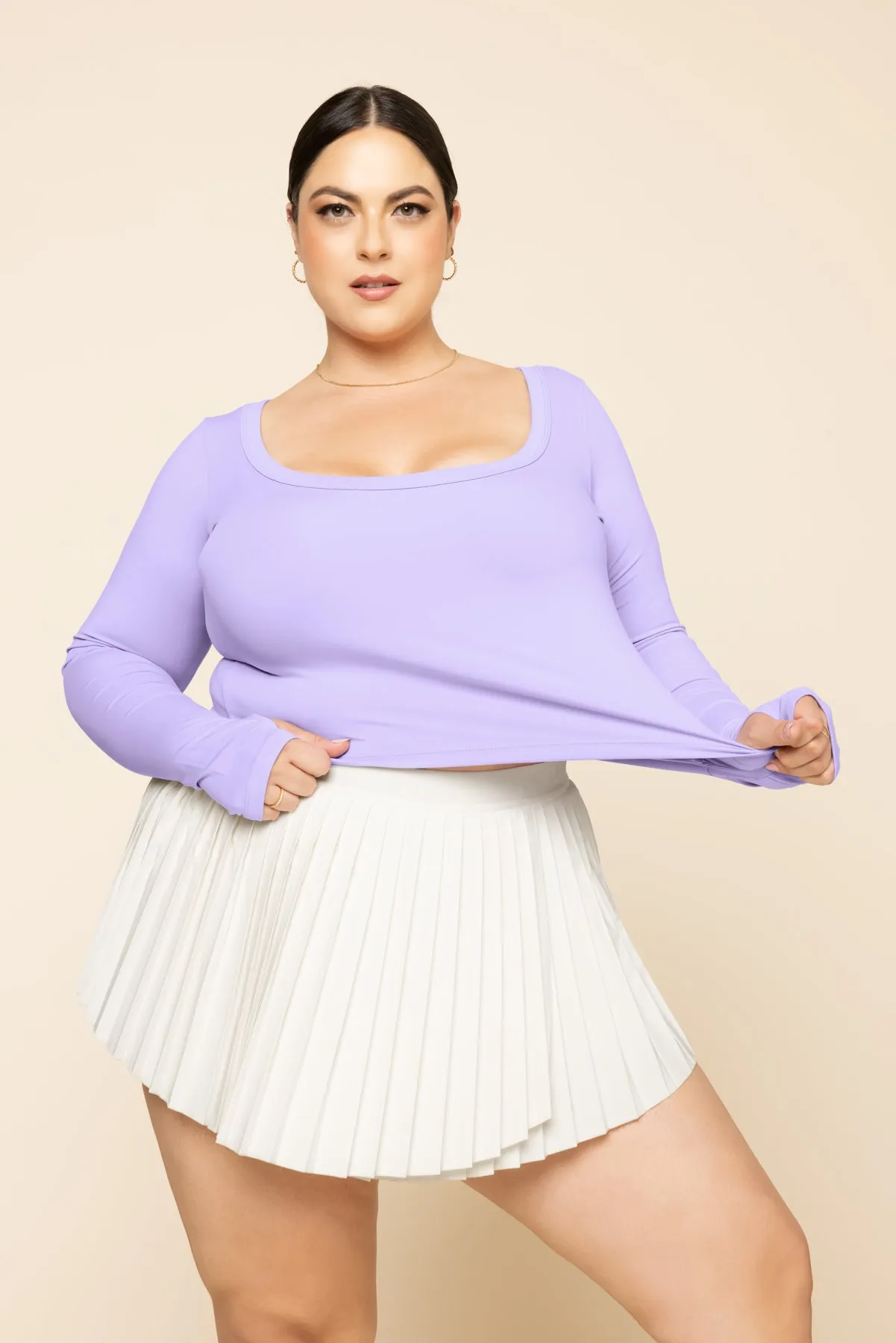 Your Favorite Reversible Long Sleeve Top (Cropped) - Digital Lavender sold by POPFLEX product image thumbnail 3