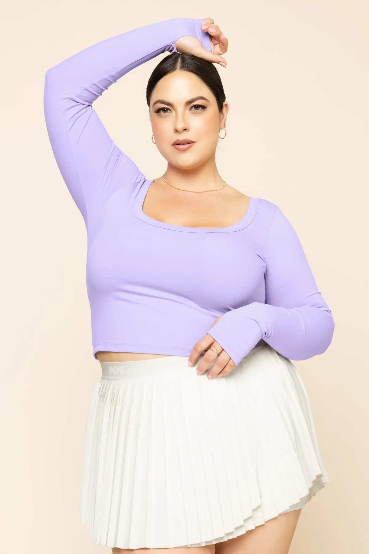 Your Favorite Reversible Long Sleeve Top (Cropped) - Digital Lavender sold by POPFLEX product image thumbnail 5