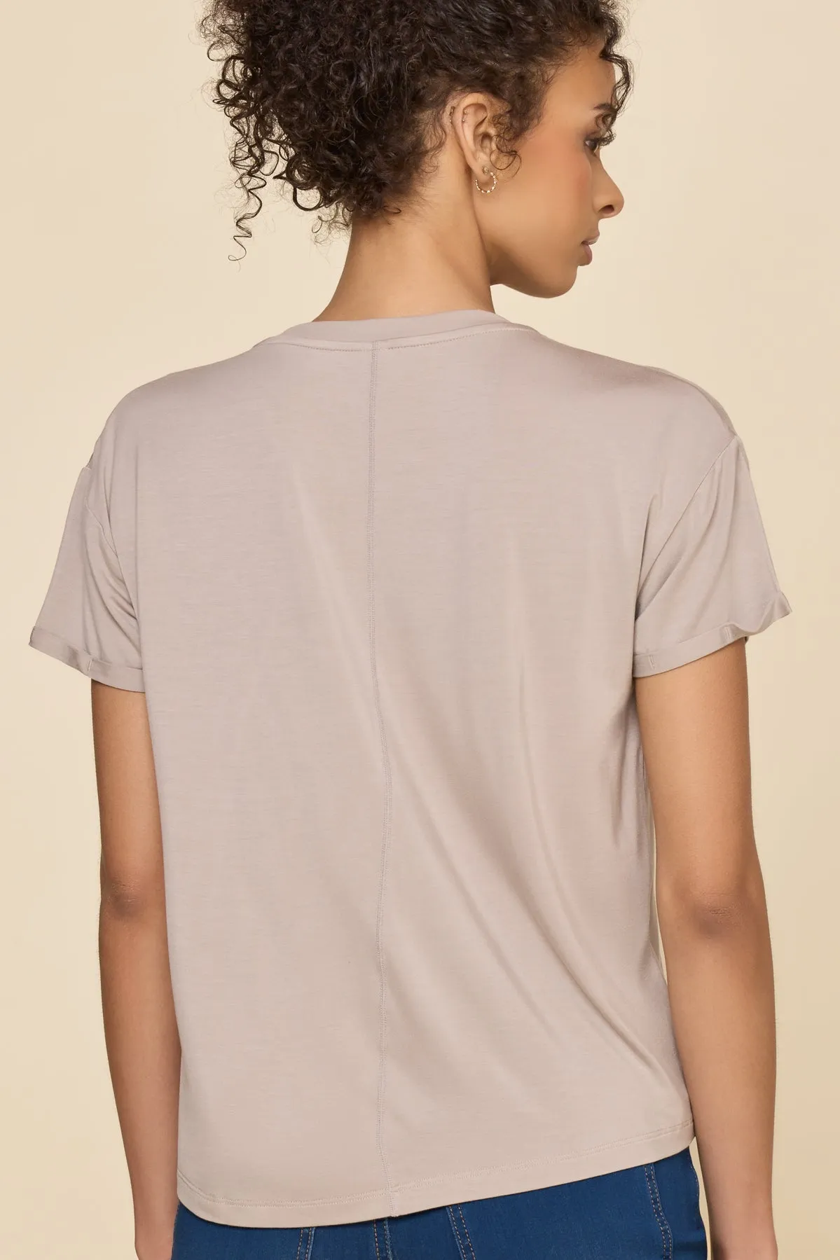 The Perfect Tee - Cobblestone sold by POPFLEX product image thumbnail 4