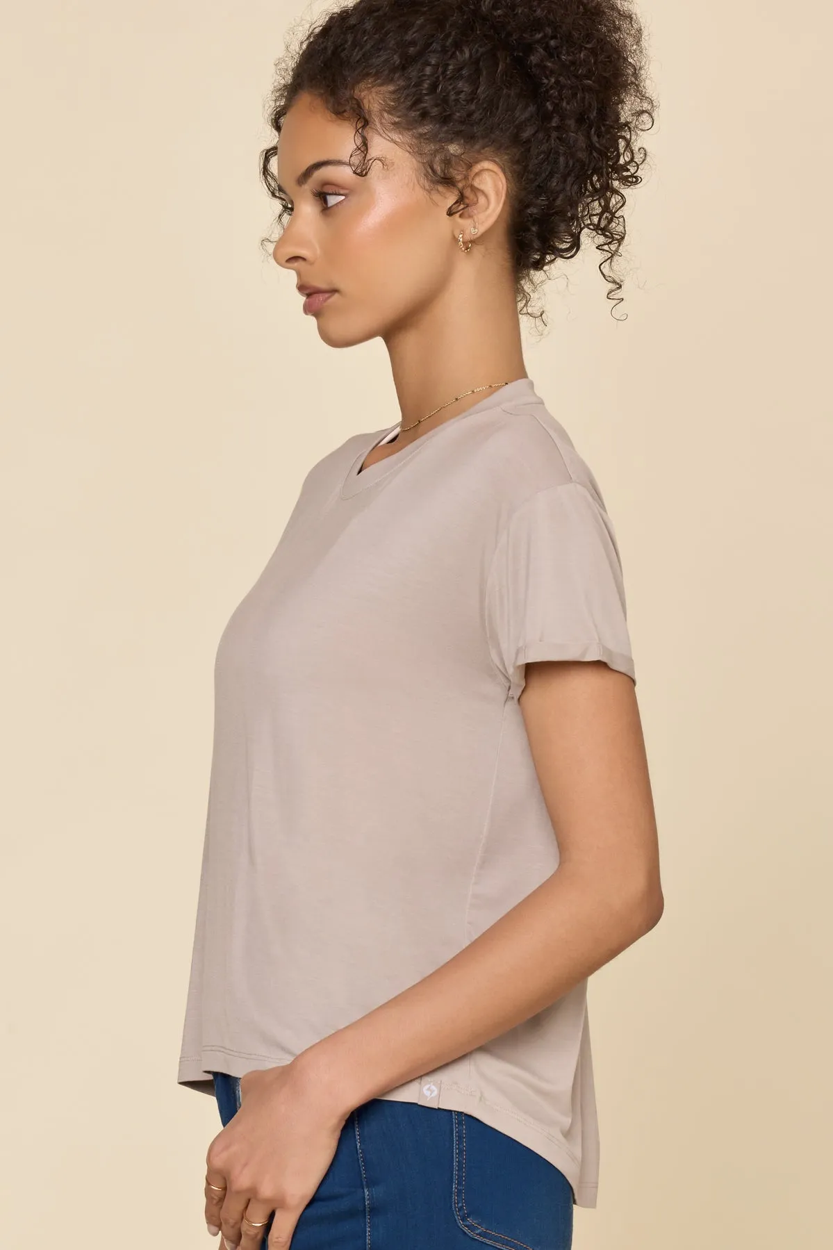 The Perfect Tee - Cobblestone sold by POPFLEX product image thumbnail 5