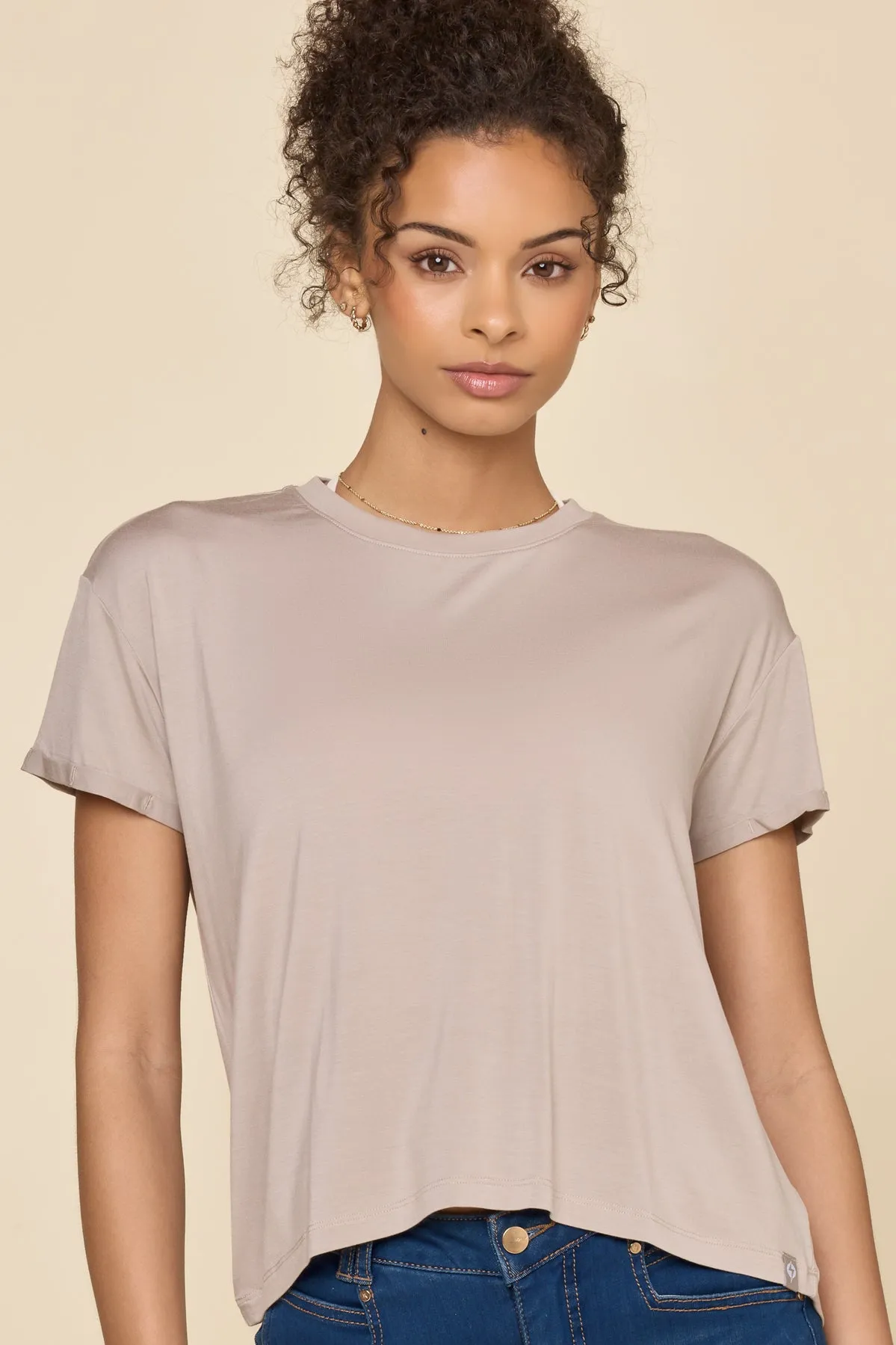 The Perfect Tee - Cobblestone sold by POPFLEX product image thumbnail 2