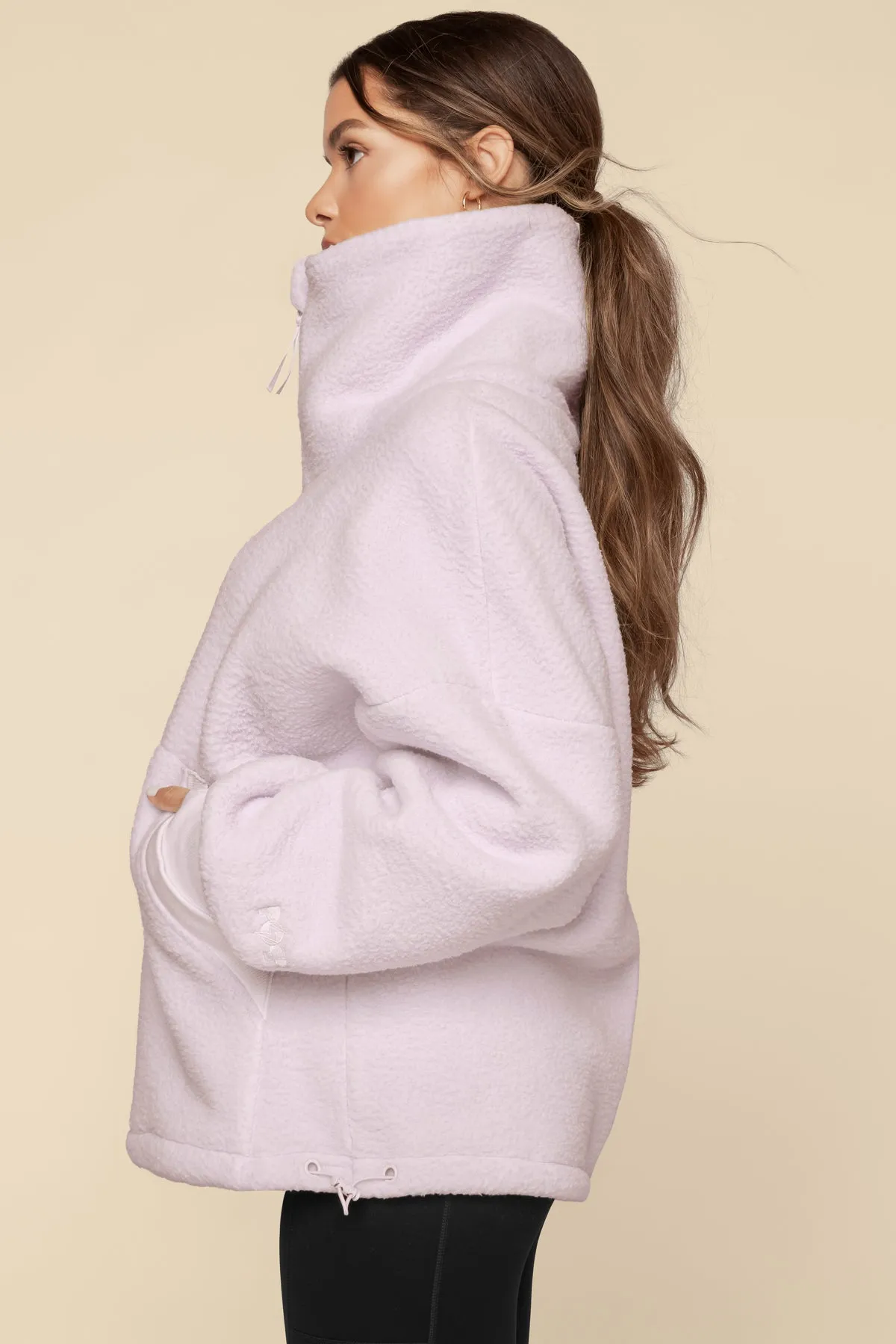 Big Hug Fleece Half Zip Sweater - Orchid Ice sold by POPFLEX product image thumbnail 2