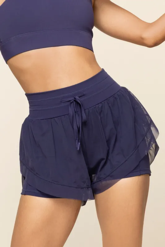 Cadence Short - Peacoat Navy made by POPFLEX