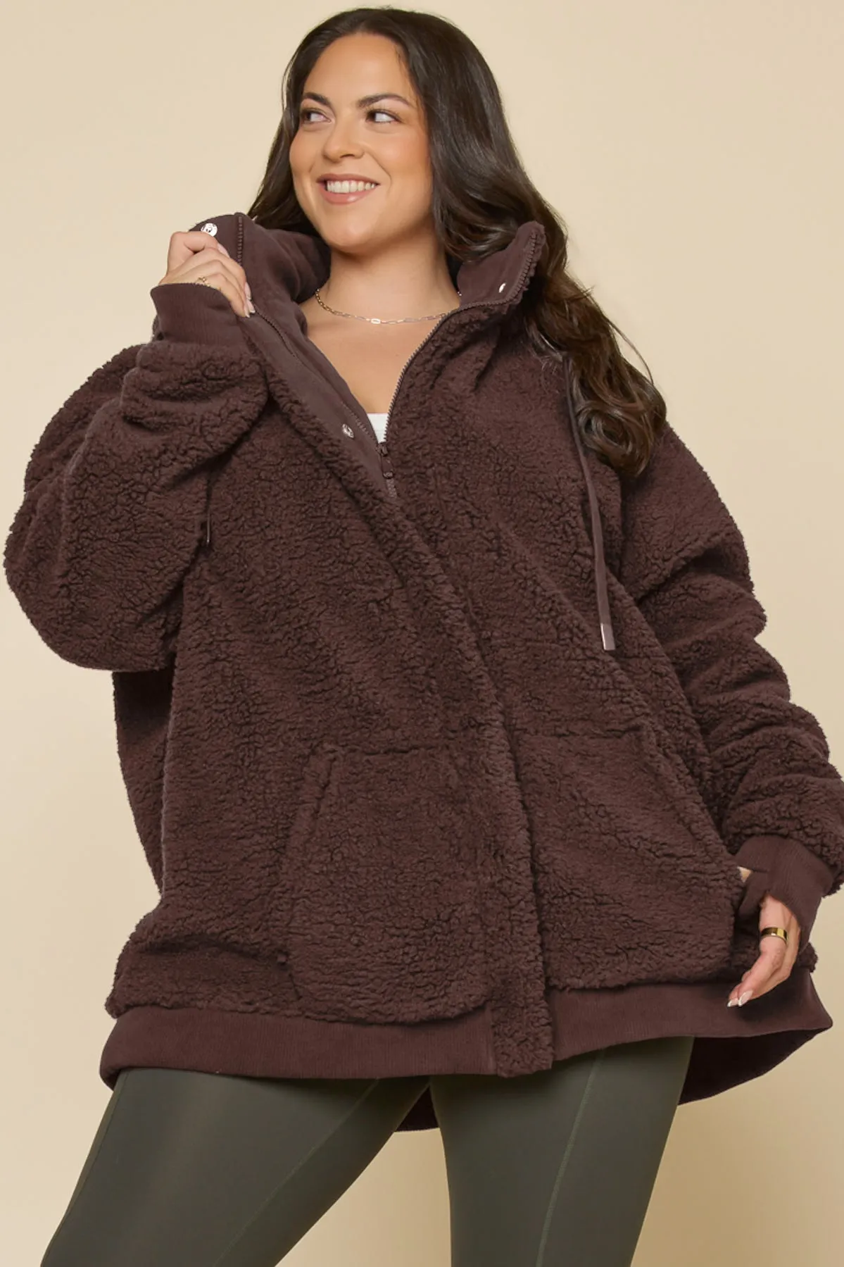 Bear Hug Jacket - Ganache sold by POPFLEX