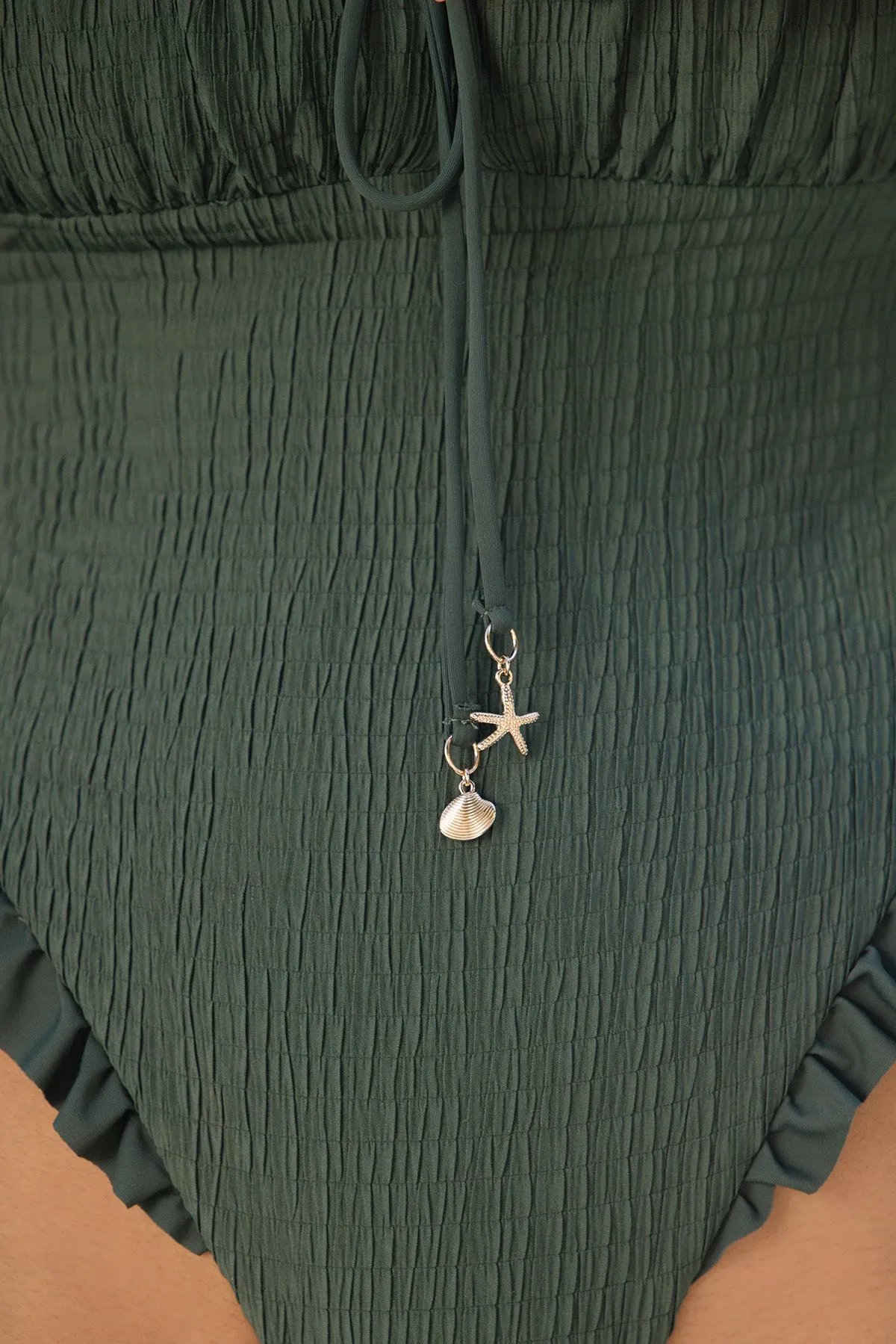 Sea Maiden Ruffle One Piece - Green Lagoon Dilly sold by POPFLEX product image thumbnail 3