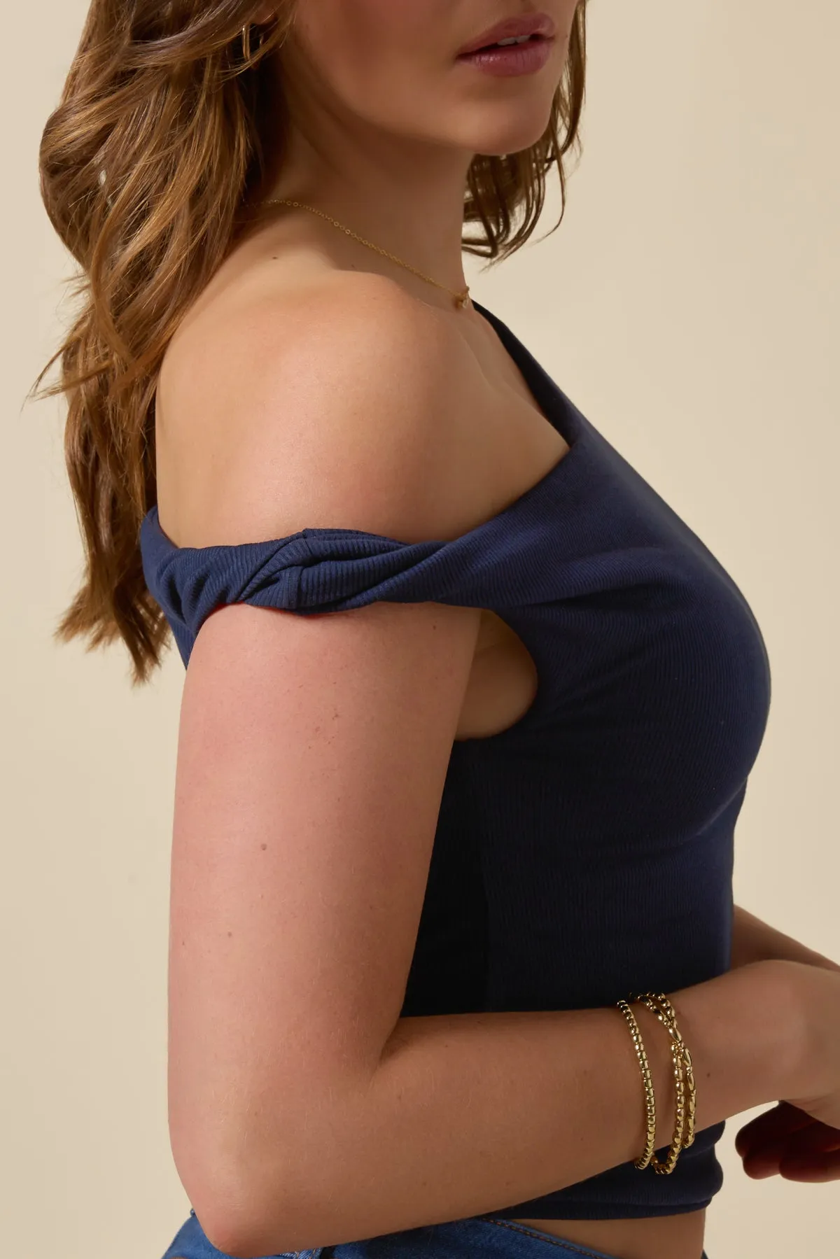 Go With The Flow Twisty Top - Cosmic Navy sold by POPFLEX product image thumbnail 3