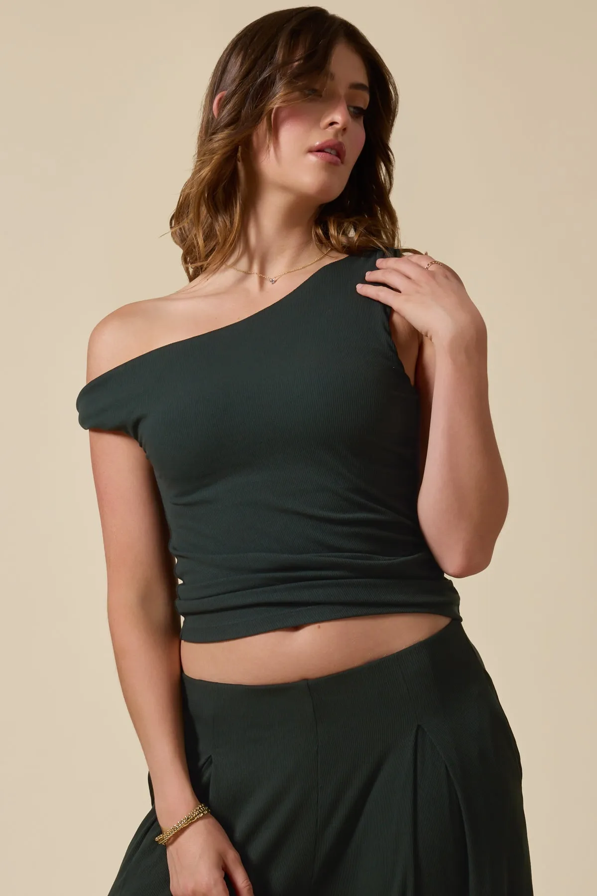Go With The Flow Twisty Top - Deep Forest sold by POPFLEX product image thumbnail 2