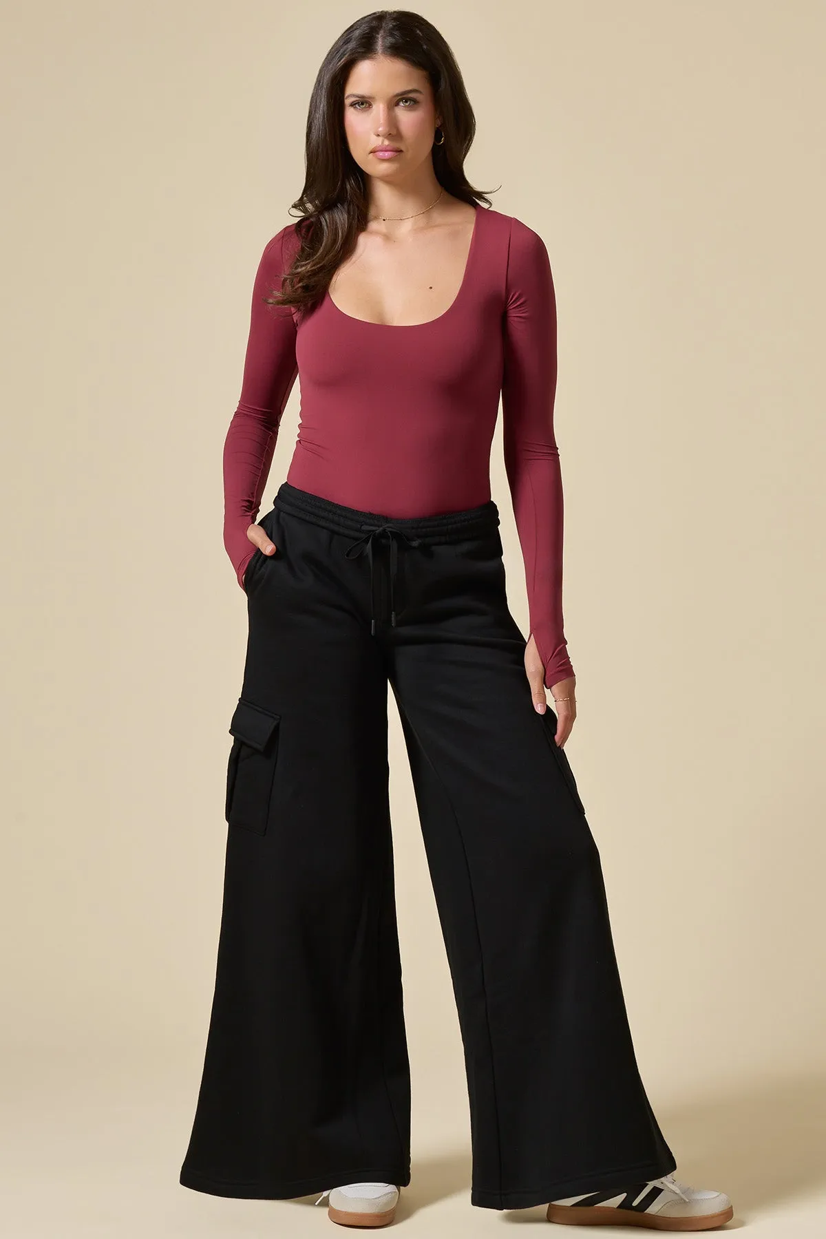 Scoop Me Off My Feet Bodysuit - Crimson sold by POPFLEX product image thumbnail 4