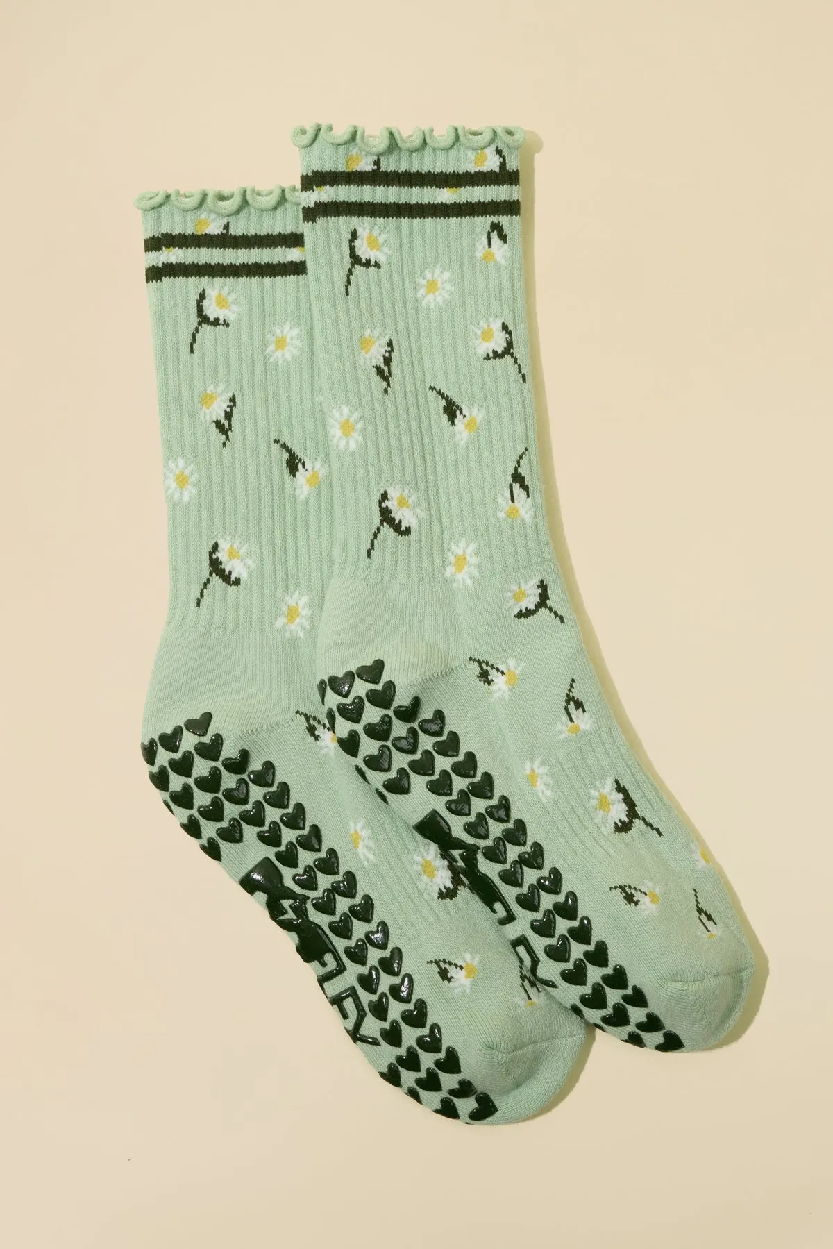 Studio Grip Sock - Dainty Daisy sold by POPFLEX product image thumbnail 3