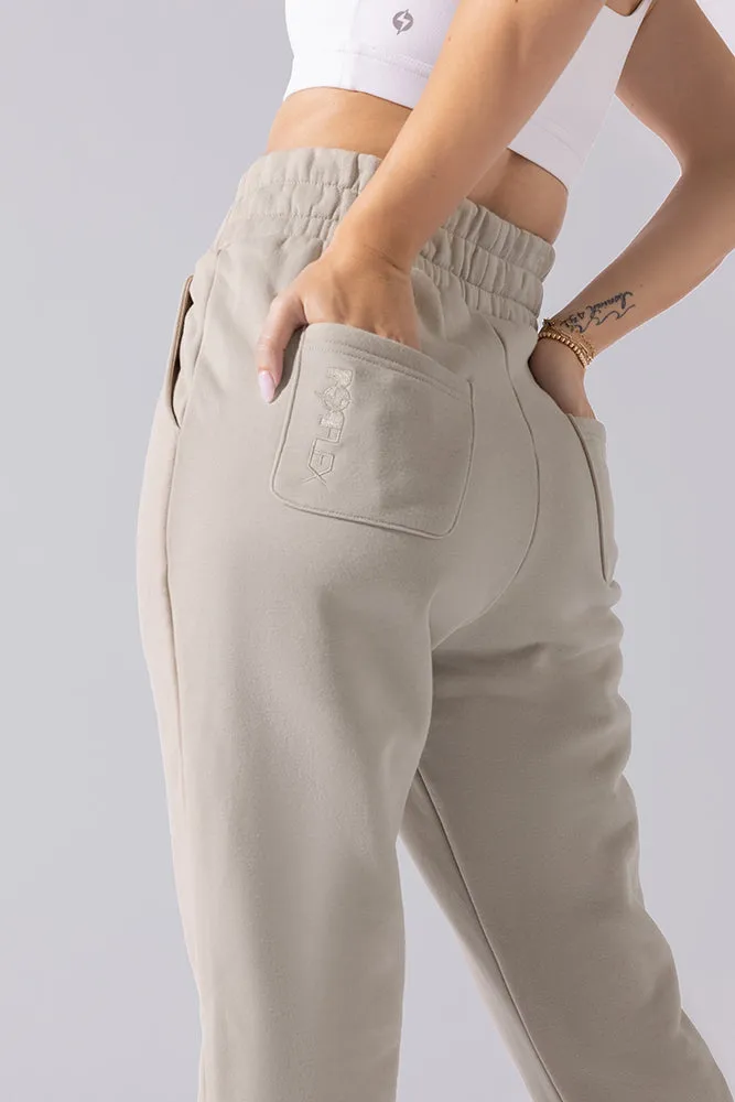 Cloud Rollover Sweatpant - Seashell sold by POPFLEX product image thumbnail 2