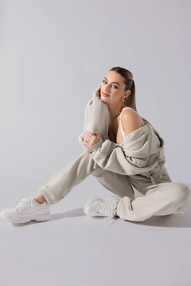 Cloud Rollover Sweatpant - Seashell sold by POPFLEX